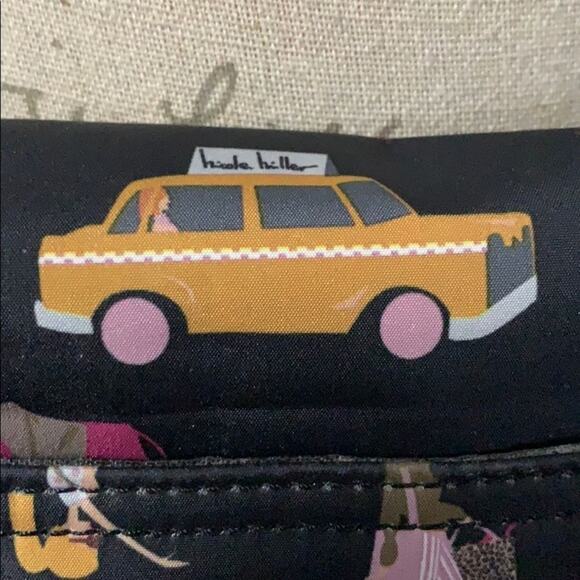 NICOLE MILLER LEATHER TRIM BAG - Picture 4 of 9